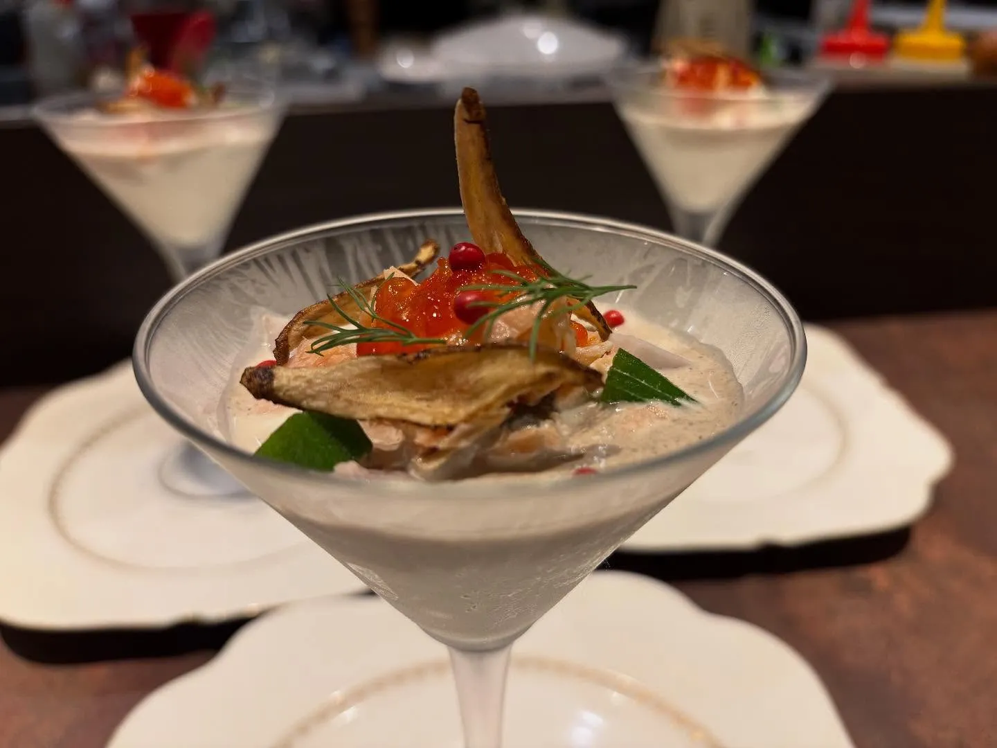 秋鮭のブラマンジェ