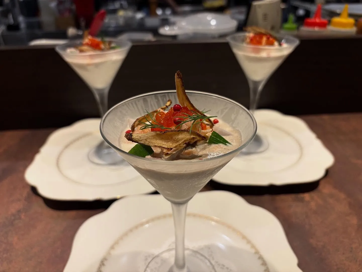 秋鮭のブラマンジェ