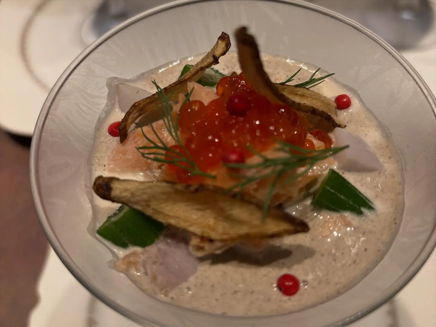 秋鮭のブラマンジェ